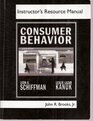 Consumer Behavior Instructor's Resource Manual  Eighth Edition