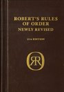 Robert's Rules of Order Newly Revised deluxe 11th edition