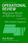 Operational Review Maximum Results at Efficient Costs 2001