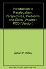 Introduction to Paralegalism Perspectives Problems and Skills