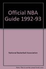 Official NBA Guide 199293