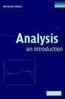 Analysis An Introduction