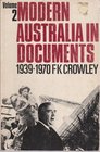 Modern Australia In Documents Volume 2 19391970
