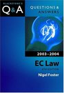 Ec Law Questions  Answers