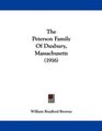 The Peterson Family Of Duxbury Massachusetts