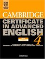 Cambridge Certificate in Advanced English 4 SelfStudy Pack Examination Papers from the University of Cambridge Local Examinations Syndicate