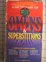 A Dictionary of Omens  Superstitions