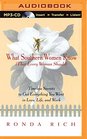 What Southern Women Know