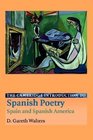 The Cambridge Introduction to Spanish Poetry  Spain and Spanish America