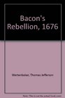Bacon's Rebellion 1676