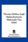 Thomae Hobbes Angli Malmesburiensis Philosophi Vita