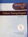 Dyslexia Training Program Schedule IIA