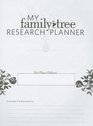 My Family Tree Research Planner