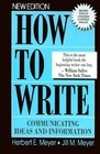 How to Write Communicating Ideas and Information