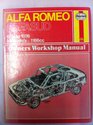 Alfa Romeo Alfasud Owner's Workshop Manual