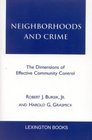 Neighborhoods and Crime The Dimensions of Effective Community Control