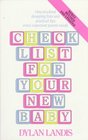 Checklist for Your New Baby