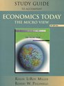 Study Guide to Accompany Economics Today The Micro View  19992000 Edition