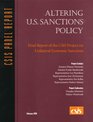 Altering US Sanctions Policy  Final Report of the CSIS Project on Unilateral Economic Sanctions