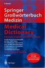 Springer Growrterbuch Medizin  Medical Dictionary DeutschEnglisch / EnglishGerman