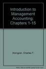 Introduction to Management Accounting Chapters 115