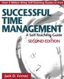 Successful Time Management A SelfTeaching Guide 2nd Edition