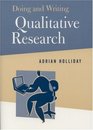 Doing and Writing Qualitative Research