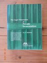 The Legal Dimensions of Private Incarceration