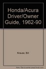 Honda/Acura Driver/Owner Guide 19621990