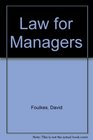 Law for Managers