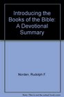 Introducing the Books of the Bible A Devotional Summary