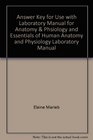 Answer Key for Use with Laboratory Manual for Anatomy  Phsiology and Essentials of Human Anatomy and Physiology Laboratory Manual