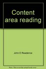 Content area reading An integrated approach
