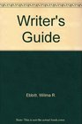 Writer's Guide and Index to English