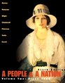 A People and a Nation A History of the United States