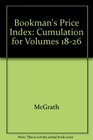 Bookman's Price Index Cumulative Index to Volumes 2026