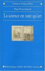 La Science en tant qu'art