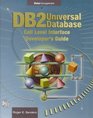 DB2 Universal Database CallLevel Interface  Developer's Guide Call Level Interface Cli Developer's Guide