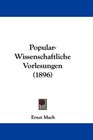 PopularWissenschaftliche Vorlesungen