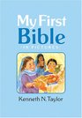 My First Bible In Pictures baby blue