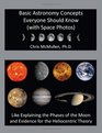 Basic Astronomy Concepts Everyone Should Know  Like Explaining the Phases of the Moon and Evidence for the Heliocentric Theory