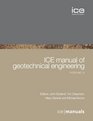 ICE Manual of Geotechnical Engineering 2 vol set