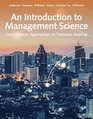 An Introduction to Management Science Quantitative Approach