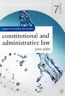 Constitutional and Administrative Law