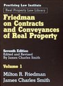 Friedman on Contracts and Conveyances of Real Property