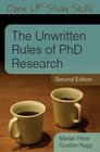 The Unwritten Rules of PhD Research