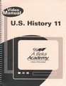 A Beka Academy Video Manual U S History 11