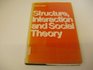 Structure Interaction and Social Theory
