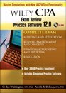 Wiley CPA Examination Review Practice Software 120  Complete Set