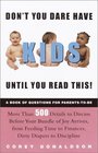 Don't You Dare Have Kids Until You Read This  The Book of Questions for ParentstoBe